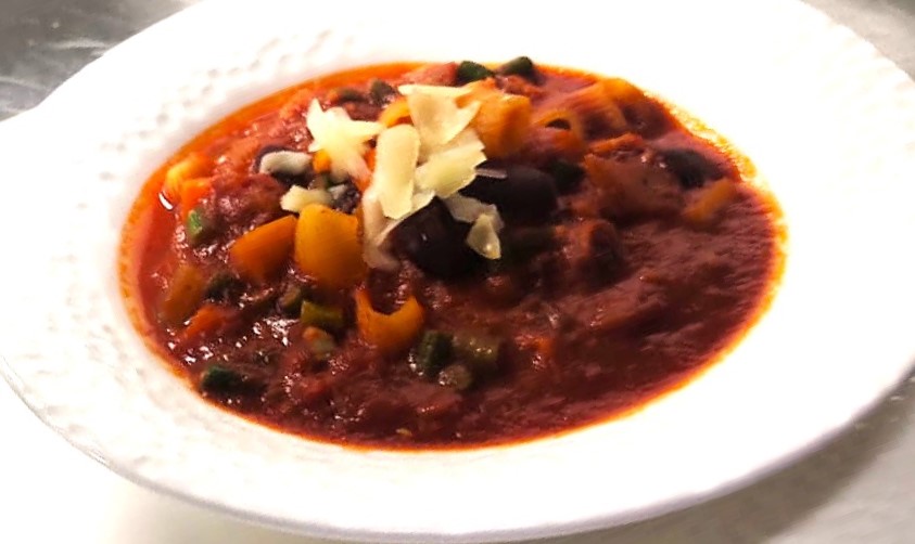 Authentic Italian minestrone soup