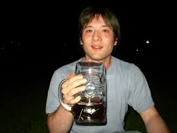 oversized beer glass