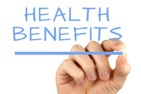 Health benefit written logo 